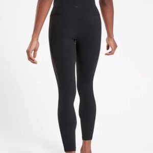 ATHLETA Salutation Stash Pocket II 7/8 Tight Leggings LP L PETITE Black NWT